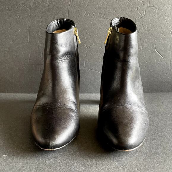 Ted Baker Black Leather Lowrenna Ankle Booties 38.5/7.5 - Picture 3 of 10